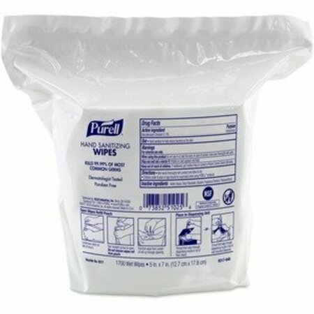 GOJO Wipes, Sanitizing, Hand, Purel GOJ921702